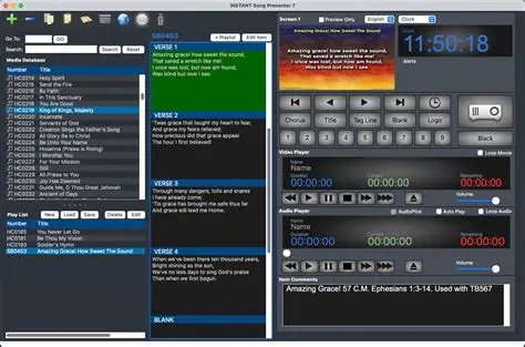 Key Features of the INSTANT Song Presenter AV