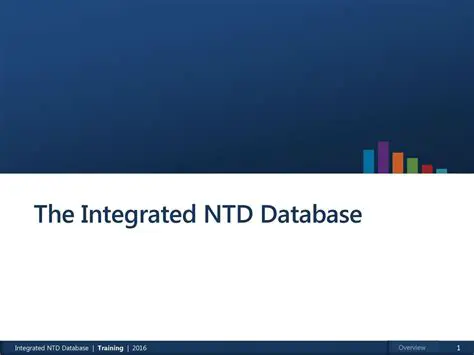 Key Features of the Integrated NTD Database