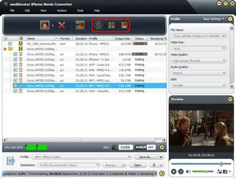 Key Features of the iPod iPhone Movie Converter