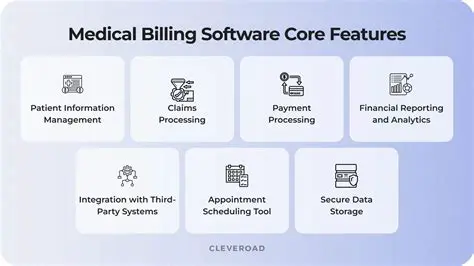 Key Features of the Medical Billing Software Toolbar