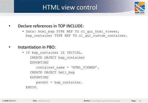 Key Features of the nBit HTML Viewer Control