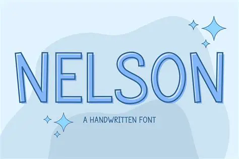 Key Features of the Nelson Handwriting Font