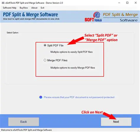 Key Features of the PDF Split Software