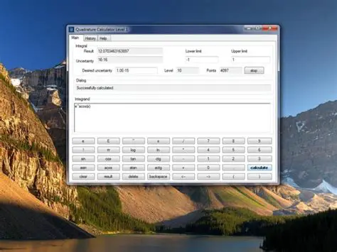 Key Features of the Quadrature Calculator Level 1