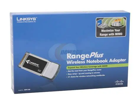 Key Features of the RangePlus Wireless Notebook Adapter