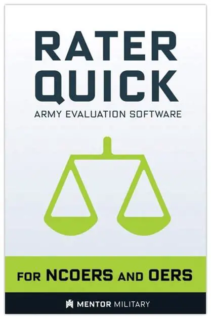 Key Features of the Rater Quick NCOER Edition
