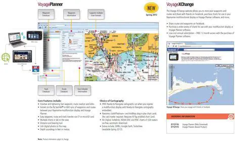Key Features of the Raymarine Voyage Planner