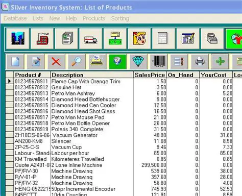 Key Features of the Silver Inventory System