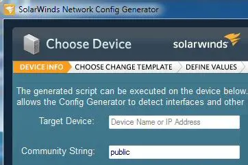 Key Features of the SolarWinds Network Config Generator