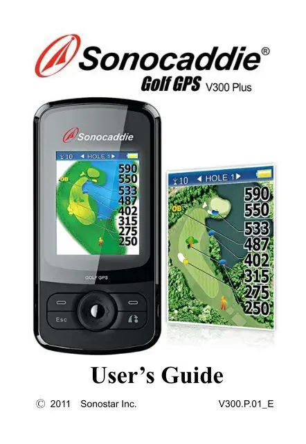 Key Features of the Sonocaddie V300