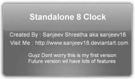 Key Features of the Standalone 8 Clock