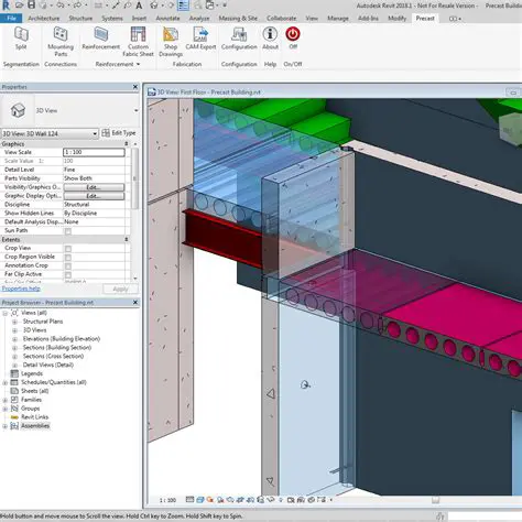 Key Features of the Structural Precast Extension for Revit 2018