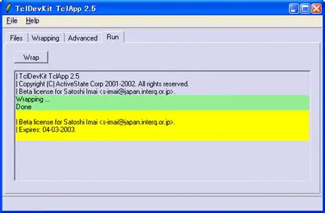 Key Features of the Tcl Dev Kit