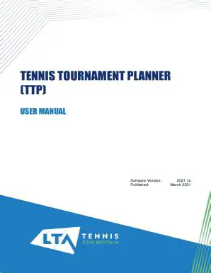 Key Features of the Tennis Tournament Planner