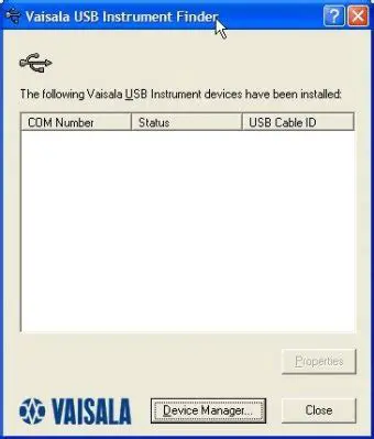 Key Features of the Vaisala USB Instrument Driver