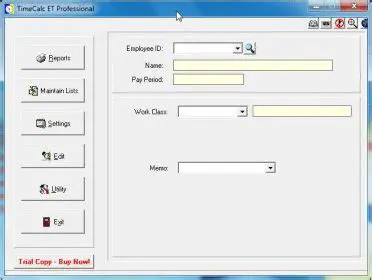 Key Features of TimeCalc ET Professional