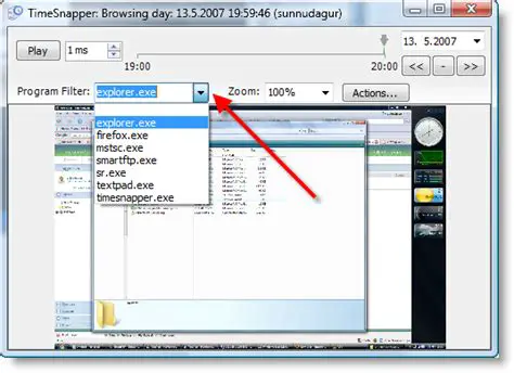 Key Features of TimeSnapper Professional