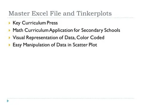 Key Features of TinkerPlots