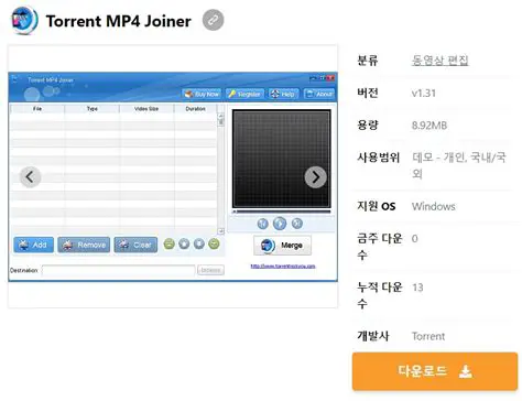 Key Features of Torrent 3GP Joiner