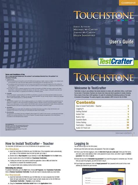Key Features of Touchstone TestCrafter
