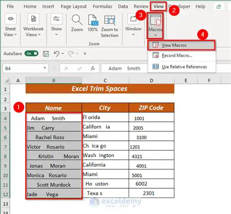 Key Features of Trim Spaces for Microsoft Excel