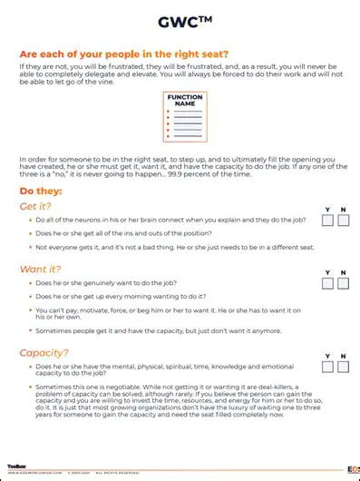Key Features of TRIPOS for GWC