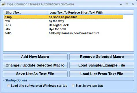 Key Features of Typing Automation For Frequently Used Phrases Software