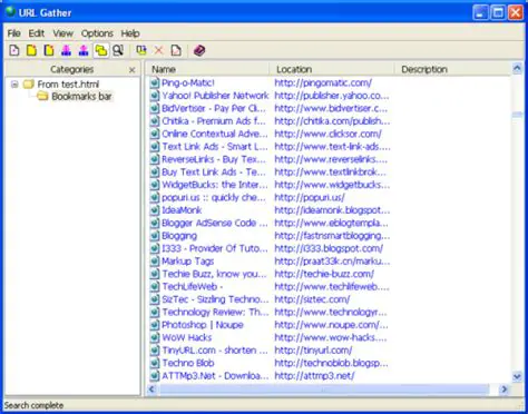 Key Features of URL Gather