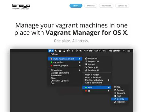 Key Features of Vagrant Manager