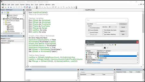 Key Features of VB Code Editor