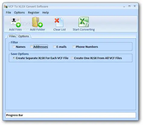 Key Features of VCF To XLSX Converter Software