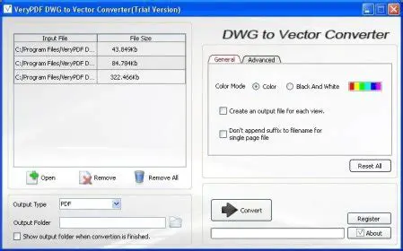 Key Features of VeryPDF DWG to Vector Converter