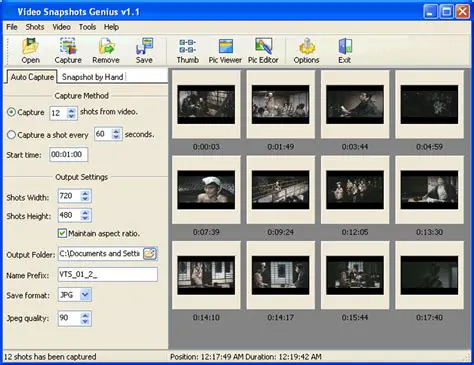 Key Features of Video Snapshots Genius