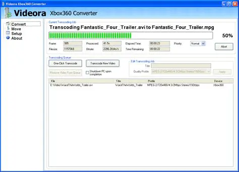 Key Features of Videora Xbox360 Converter