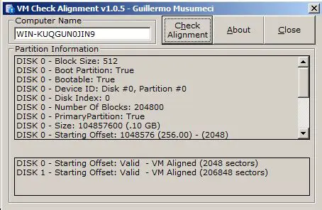 Key Features of VM Check Alignment