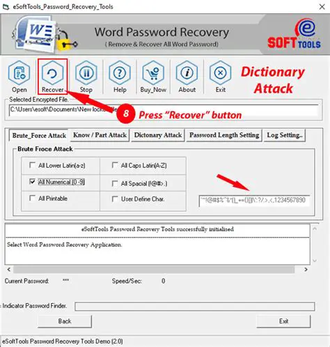 Key Features of Vodusoft Word Password Recovery