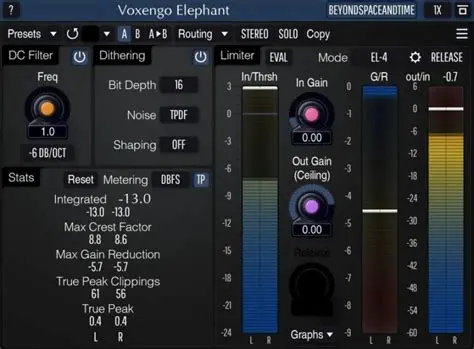 Key Features of Voxengo Elephant VST
