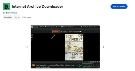 Key Features of Web Archive Downloader