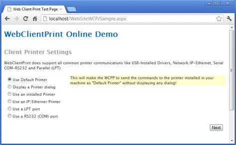 Key Features of WebClientPrint Processor