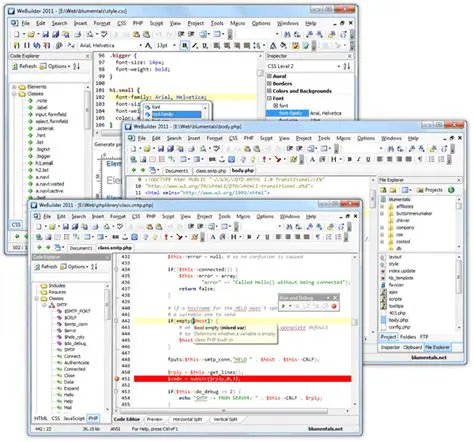 Key Features of WeBuilder 2006
