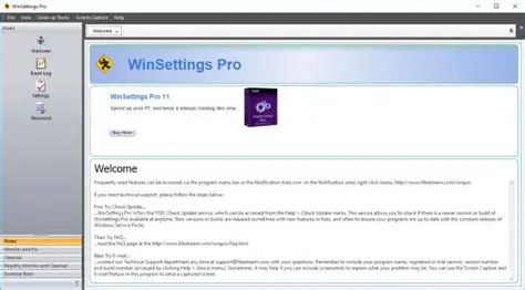 Key Features of WinSettings Pro
