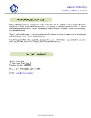 Key Features of WizCom Desktop