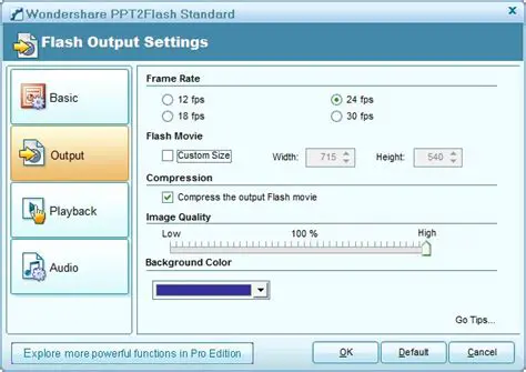 Key Features of Wondershare PPT2Flash Standard