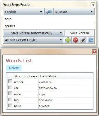 Key Features of WordSteps Reader