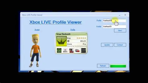 Key Features of Xbox Live Profile Viewer
