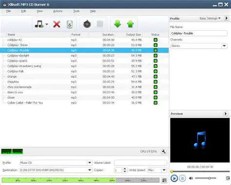 Key Features of Xilisoft MP3 CD Burner