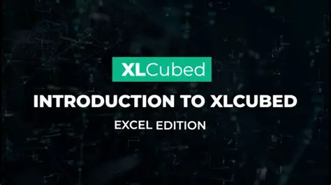 Key Features of XLCubed Excel Edition