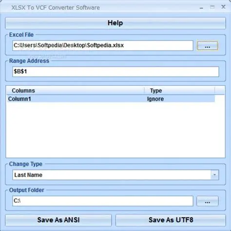 Key Features of XLSX To VCF Converter Software