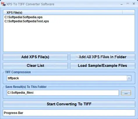 Key Features of XPS To TIFF Converter