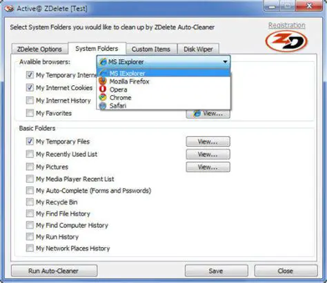 Key Features of ZDelete Internet Eraser